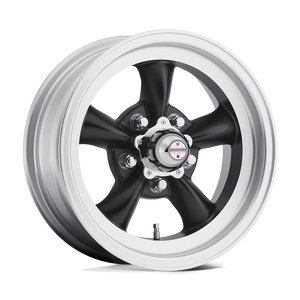  VN105 Torq Thrust D 5x5 Bolt Pattern Satin Black with Machined Lip by American Racing