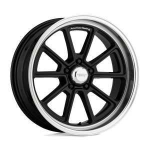 VN510 Draft 5x4.5 Bolt Pattern Gloss Black with Diamond Cut Lip by American Racing