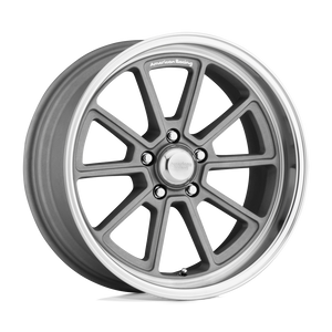 VN510 Draft 5x4.75 Bolt Pattern Vintage Silver with Diamond cut Lip by American Racing
