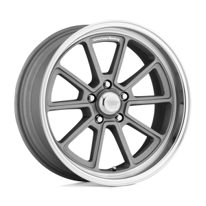  VN510 Draft 5x4.5 Bolt Pattern Vintage Silver with Diamond cut Lip by American Racing