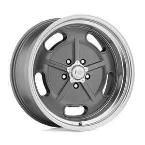  VN511 Salt Flat Mag Gray with Diamond Cut Lip by American racing