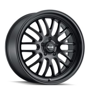 Ridler 607 Matte Black 5x5 Bolt Pattern
