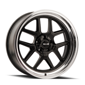  Ridler 610 5x5 Bolt Pattern Matte Black and Polished