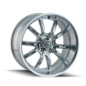 Ridler 650 Chrome 5x4.5 Bolt Pattern