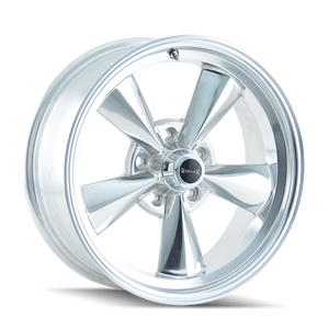  Ridler 675 Polished 5x4.5 Bolt Pattern