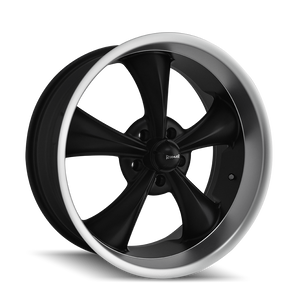  Ridler 695 Black 5x5 Bolt Pattern