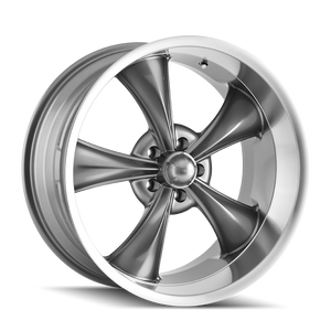  Ridler 695 Gray 5x4.5 Bolt Pattern