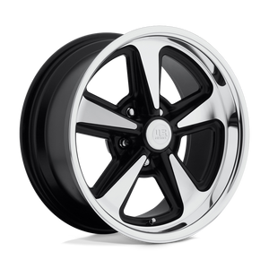 U109 Bandit 5x4.75 Bolt Pattern Machined with Matte Black Accents by US Mags