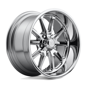 U110 Rambler Chrome 5x4.5 Bolt Pattern by US Mags