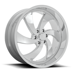 U132 Twisted Desperado 6x5.5 Bolt Pattern Chrome by US Mags