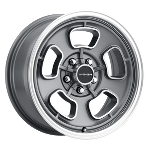  148 Shift Satin Gray 5x4.5 Bolt Pattern by Vision