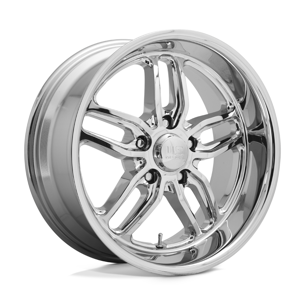 U127 Cten Chrome Plated 18x8, 5/4.75 (5/120.65) Bolt Pattern, 4.54" Backspace, +1MM Offset, U12718806145