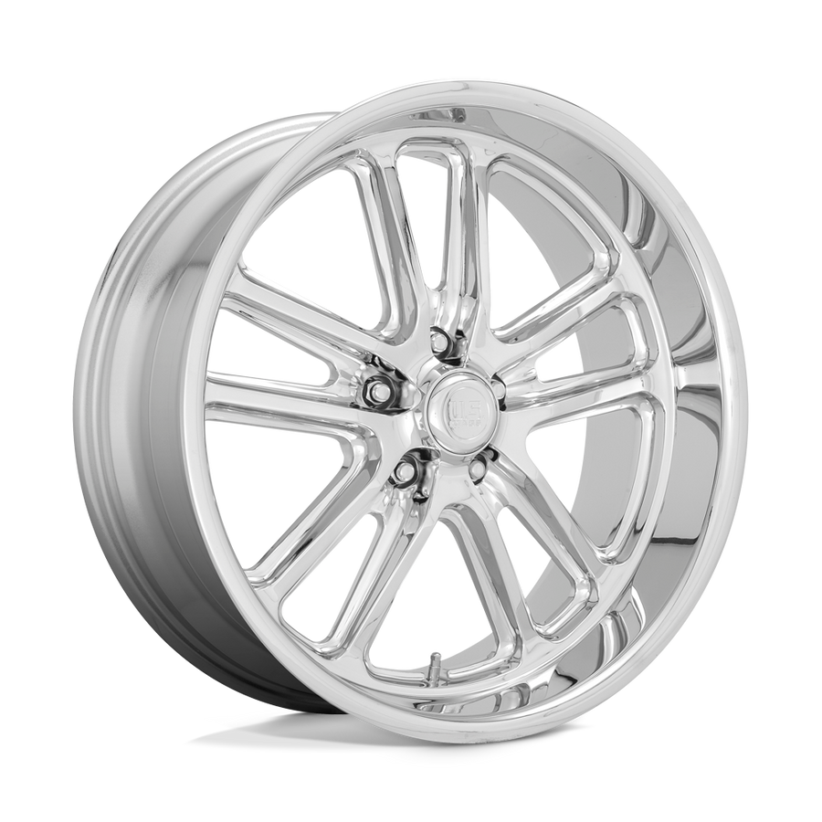 U131 Bullet Chrome 20x8, 5/4.75 (5/120.65) Bolt Pattern, 4.54" Backspace, +1MM Offset, U13120806145