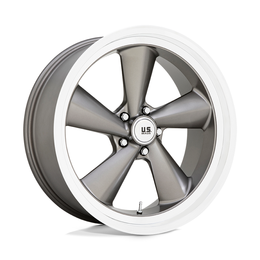 U137 TS (Right Directional) Anthracite With Diamond Cut Lip 22x10.5, 5/4.75 (5/120.65) Bolt Pattern, 5.75" Backspace, 0MM Offset, U13722056157R
