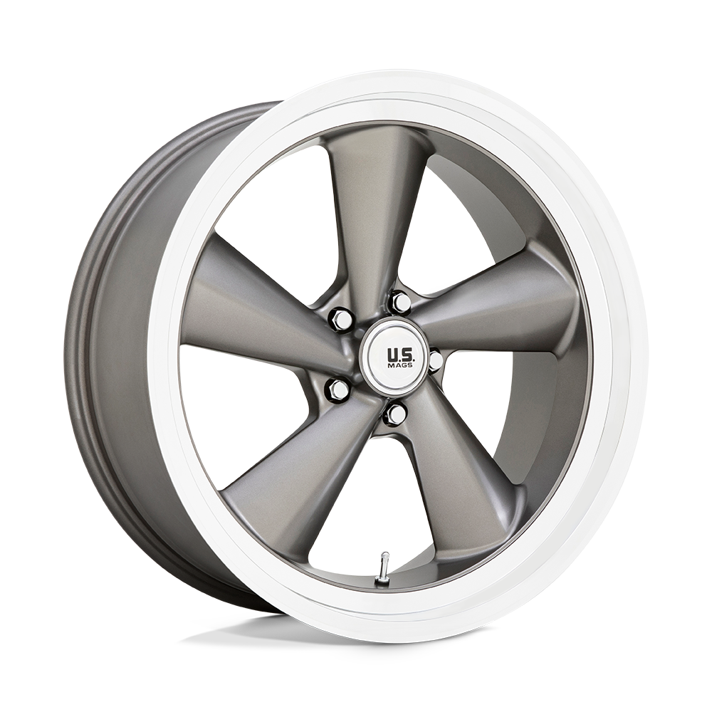 U137 TS (Right Directional) Anthracite With Diamond Cut Lip 22x9, 5/4.75 (5/120.65) Bolt Pattern, 5.59" Backspace, +15MM Offset, U13722906155R