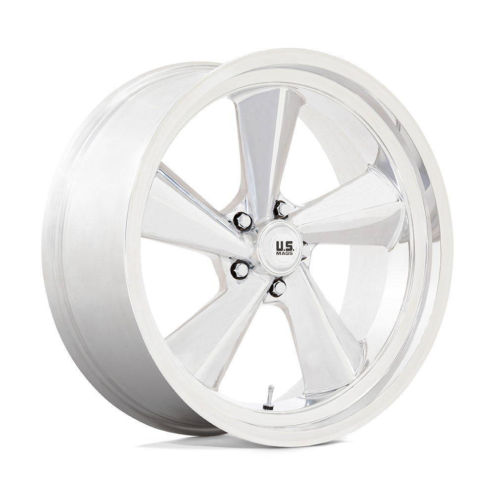 U135 TS (Left Directional) Polished 22x10.5, 5/4.75 (5/120.65) Bolt Pattern, 5.75" Backspace, 0MM Offset, U13522056157L