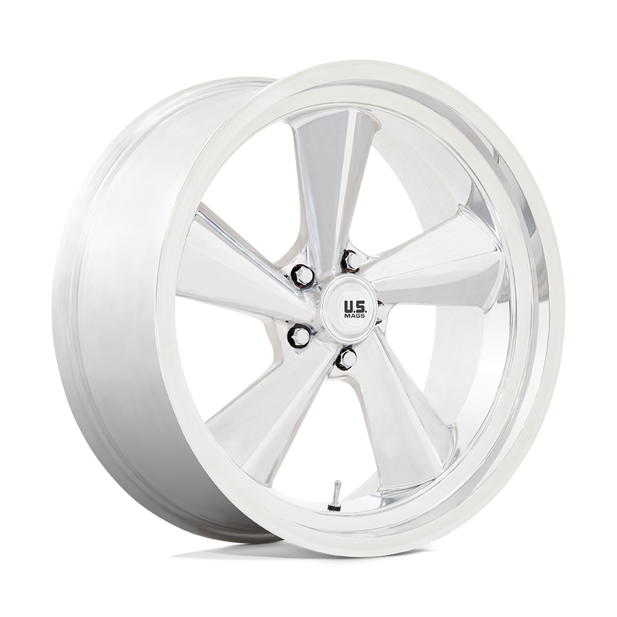 U135 TS (Left Directional) Polished 22x10.5, 5/4.75 (5/120.65) Bolt Pattern, 5.75" Backspace, 0MM Offset, U13522056157L