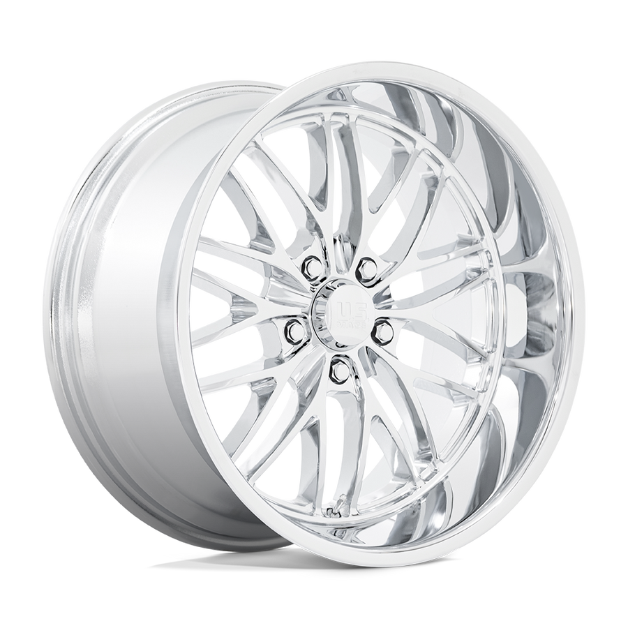 U140 Santa Cruz Chrome 20x10, 5/5 (5/127) Bolt Pattern, 5.74" Backspace, +6MM Offset, U14020007357