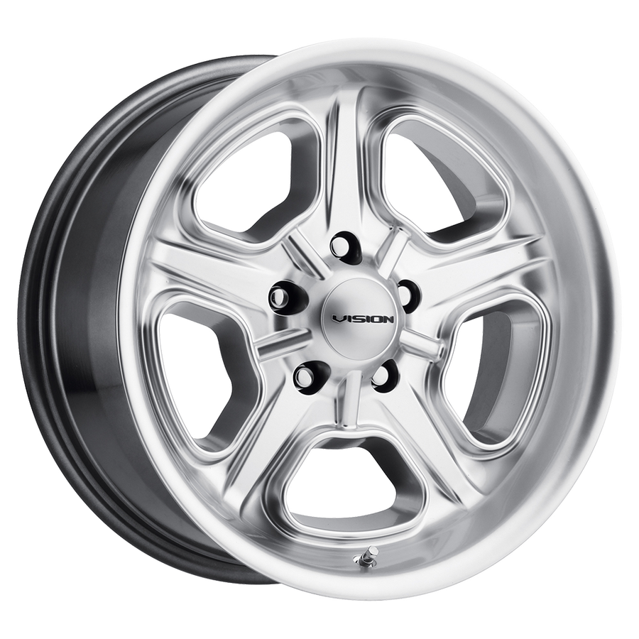 147 Daytona Hyper Silver 17X8, 5x4.75 (5x120.65) Bolt Pattern, 4.5 Backspace, 0MM Offset, 147-7861HS0