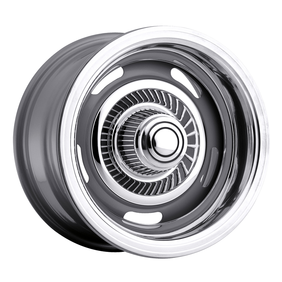 55 Steel Rally Silver 15X10, 5x4.5 (5x114.3), 5x4.75 (5x120.65) Bolt Pattern, 4.25 Backspace, -32MM Offset, 55-5104