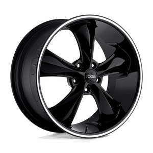  F104 Legend 5x4.5 Bolt Pattern Gloss Black with Milled Ring by Foose