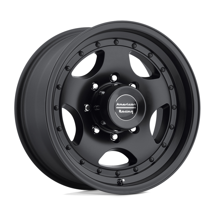 AR23 Satin Black 15X7, 5X4.75 (5X120.65) Bolt Pattern, 3.76 Backspace, -6MM Offset, AR235761B