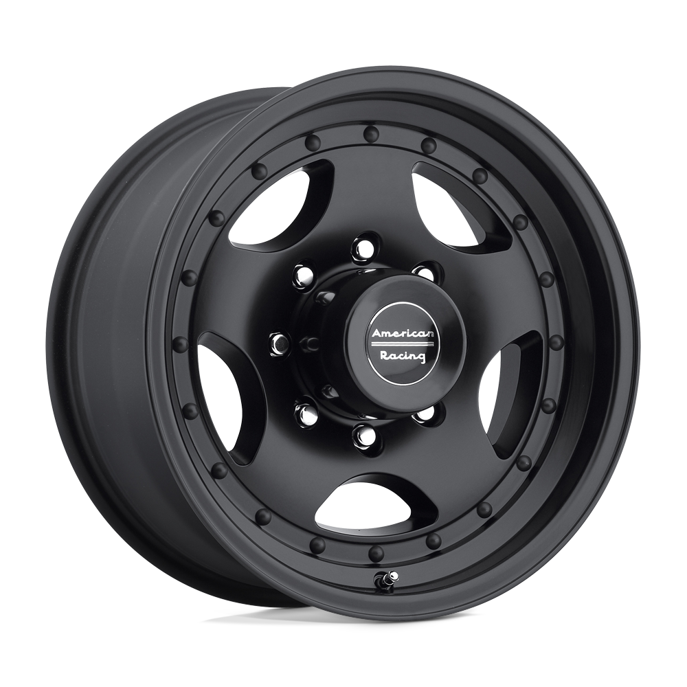 AR23 Satin Black 16X7, 8X6.5 (8X165.1) Bolt Pattern, 3.76 Backspace, -6MM Offset, AR236782B