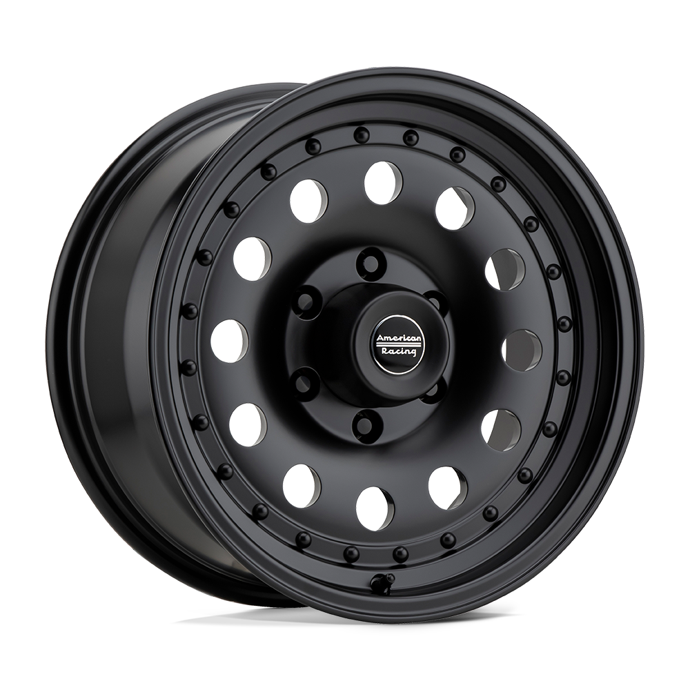 AR62 Outlaw II Satin Black 17X8, 5X5 (5X127) Bolt Pattern, 5.68 Backspace, 30MM Offset, AR627837B