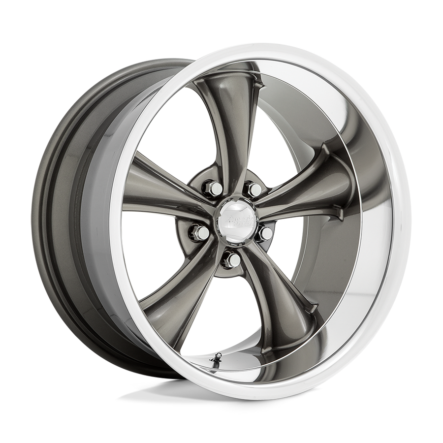 VN338 Boss TT Graphite With Diamond Cut Lip 20x8.5, 5/120 Bolt Pattern, 5.85" Backspace, +28MM Offset, VN338208552928US