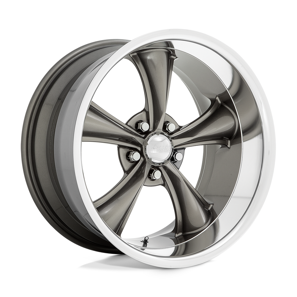 VN338 Boss TT Graphite With Diamond Cut Lip 20x10, 5/4.5 (5/114.3) Bolt Pattern, 6.88" Backspace, +35MM Offset, VN338201012935US