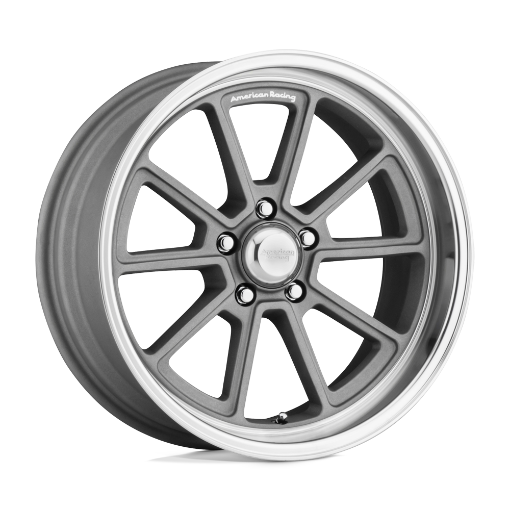 VN510 Draft Vintage Silver Diamond Cut Lip 20x10, 5/5 (5/127) Bolt Pattern, 5.74" Backspace, +6MM Offset, VN51021050406