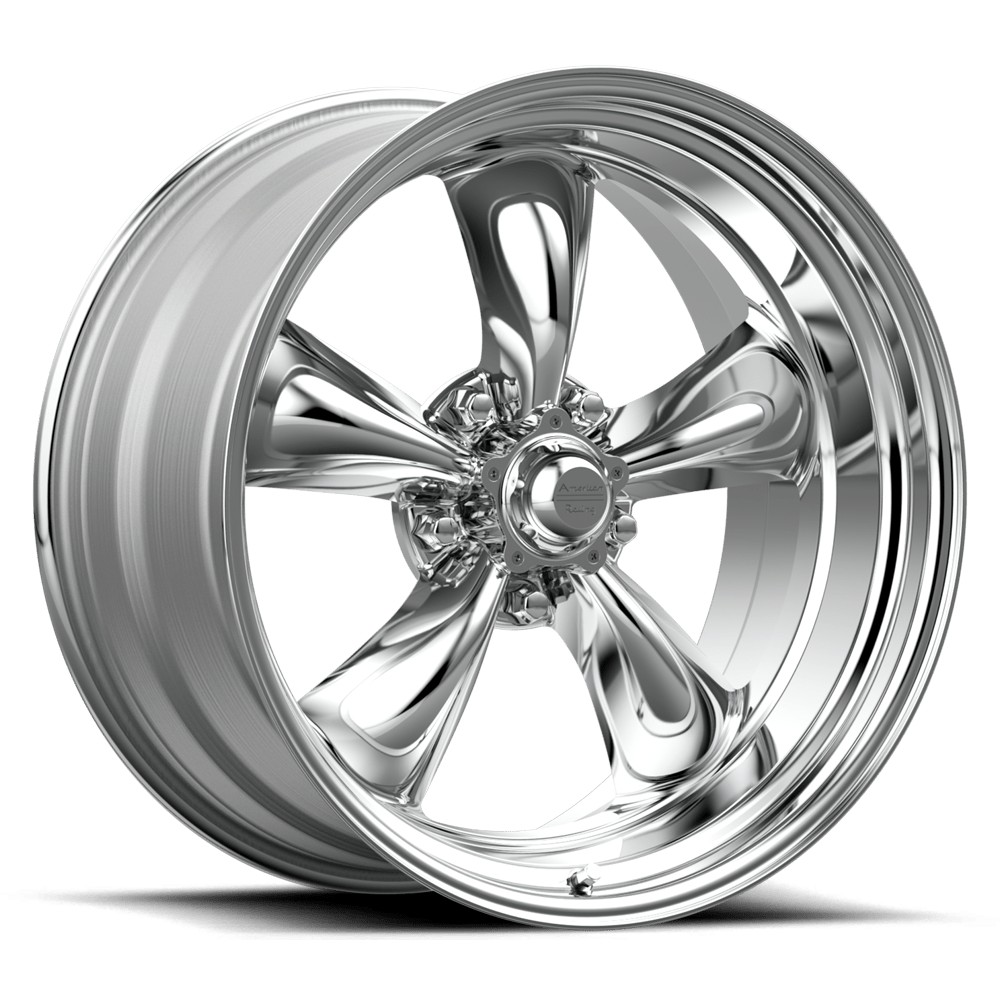 VN515 Torq Thrust II Polished 14x6, 5/4.75 (5/120.65) Bolt Pattern, 3.42" Backspace, -2MM Offset, VN5154661