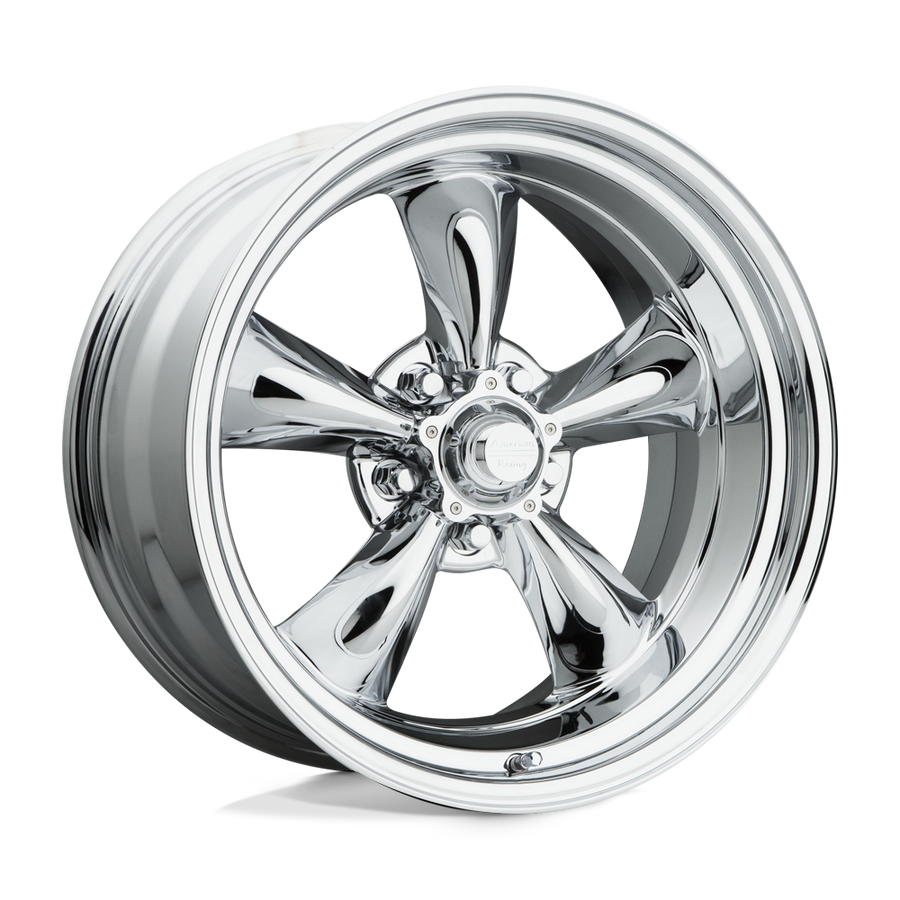 VN615 Torq Thrust II Chrome 17x8, 5/4.75 (5/120.65) Bolt Pattern, 4.07" Backspace, -11MM Offset, VN6157861