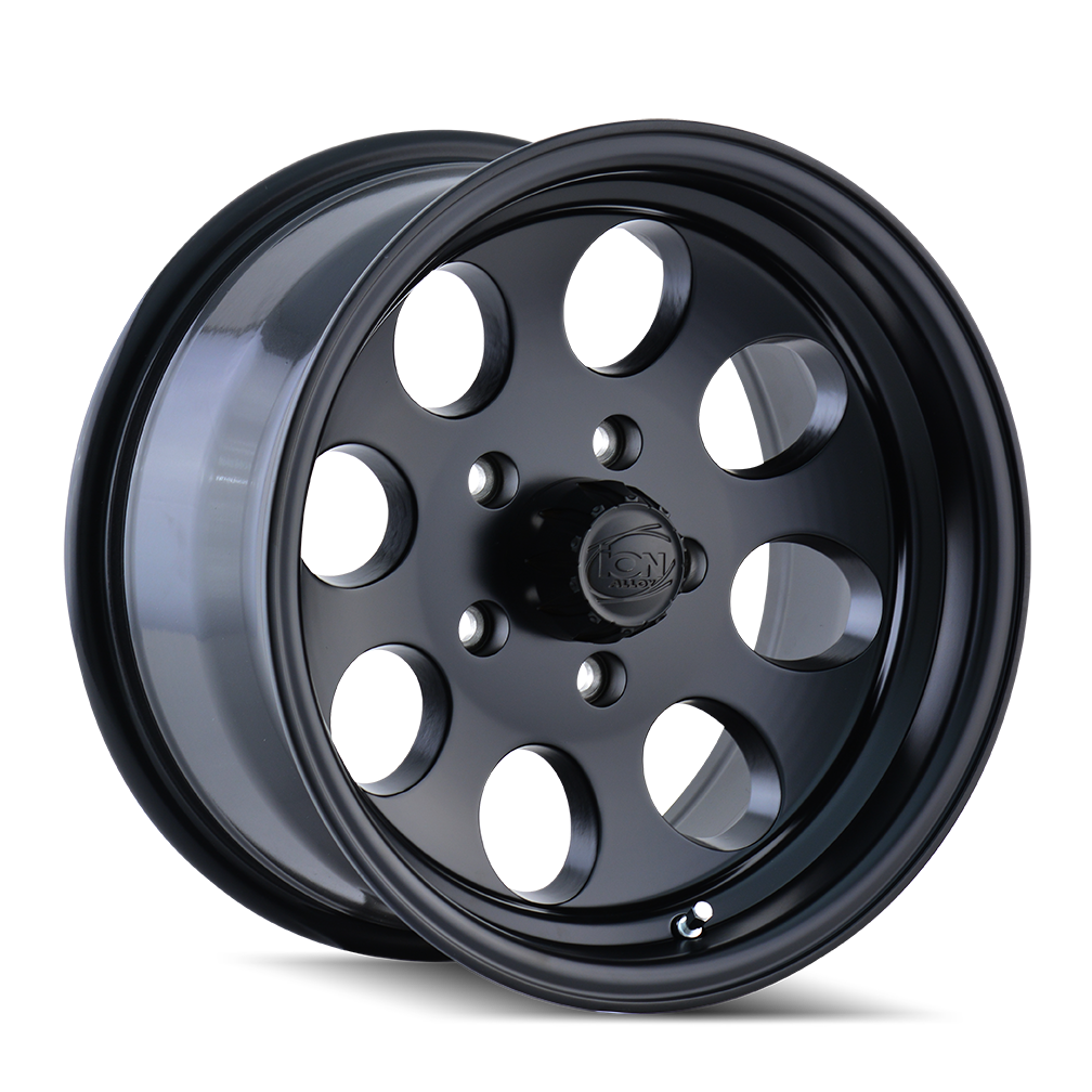 Ion 171 Matte Black 17x9, 5x5.5 (5x139.7) Bolt Pattern, 5" Backspace, 0MM Offset, 171-7985MB