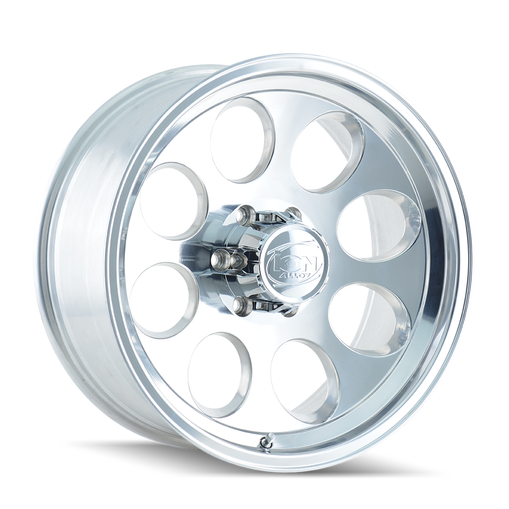 Ion 171 Polished 17x9, 8x170 Bolt Pattern, 5" Backspace, 0MM Offset, 171-7970P