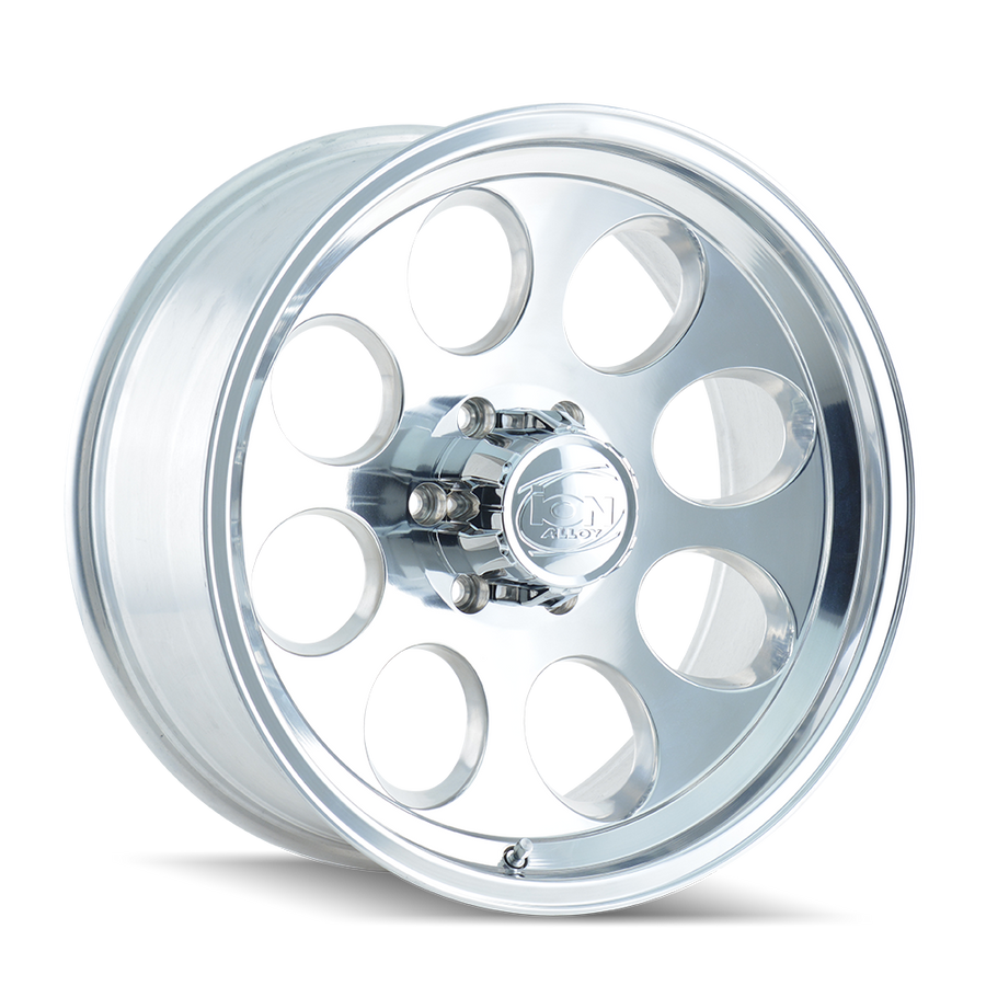 Ion 171 Polished 17x9, 8x170 Bolt Pattern, 5" Backspace, 0MM Offset, 171-7970P