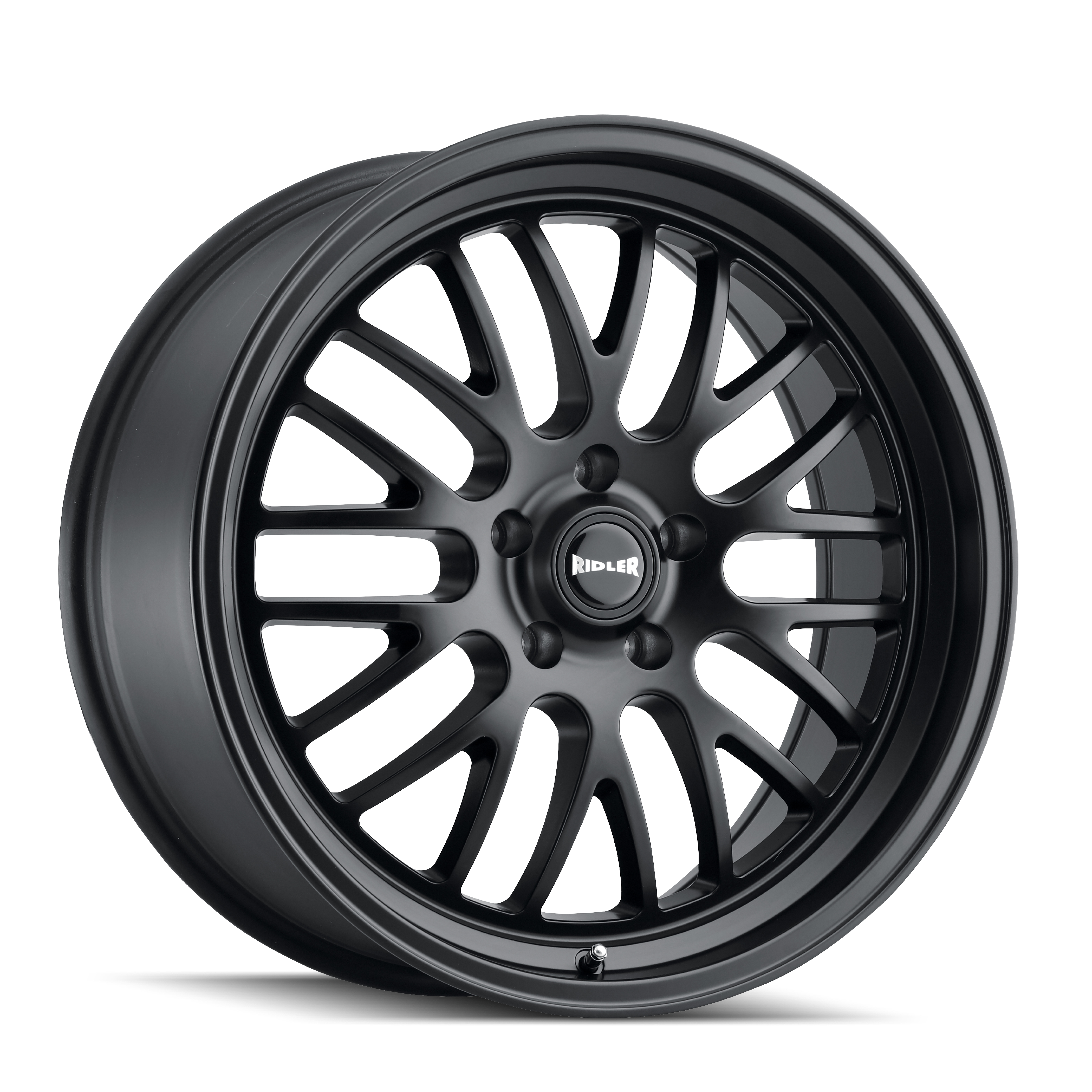 Ridler 607 Matte Black 20x9, 5x120 Bolt Pattern, 6.38" Backspace, +35MM Offset, 607-2912MB