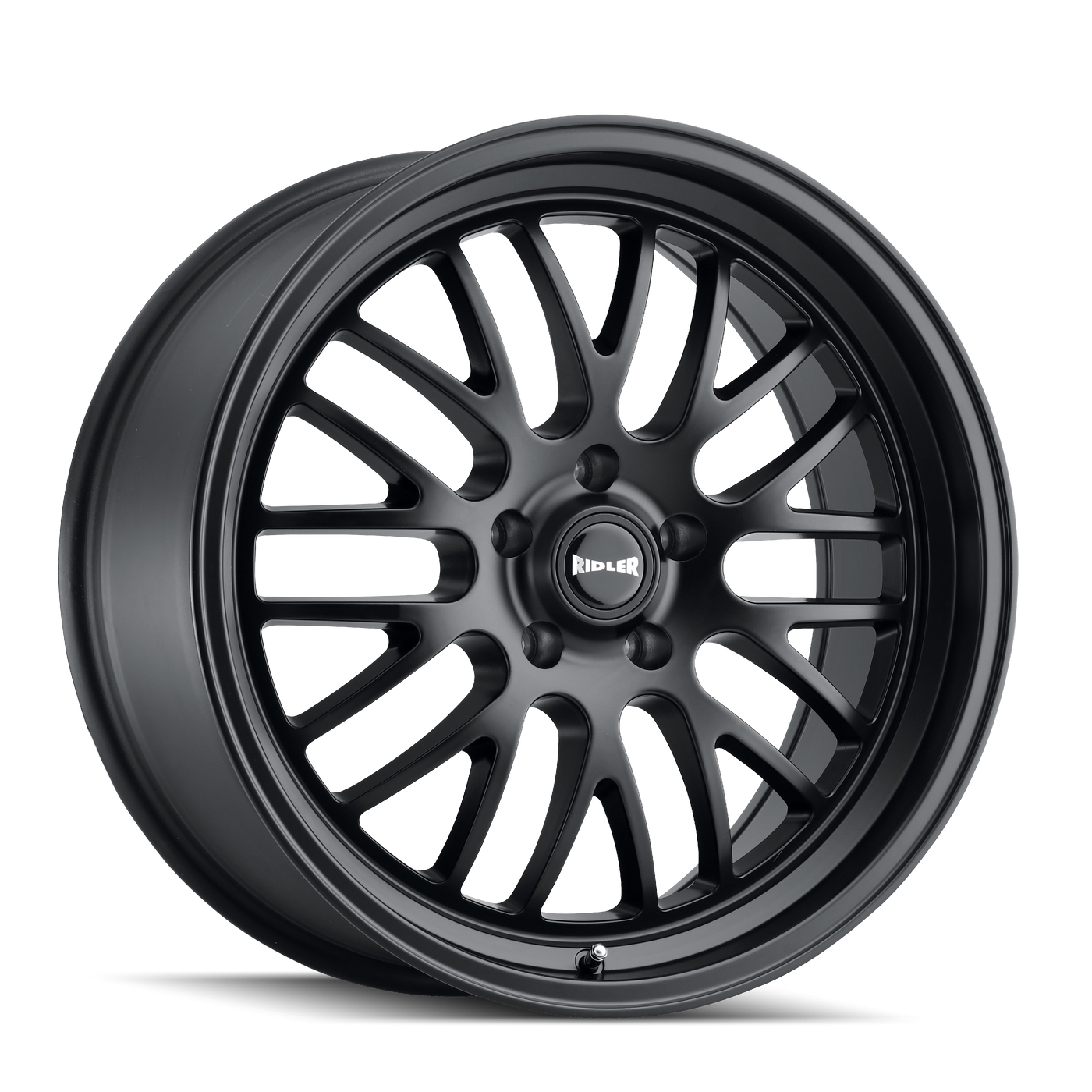 Ridler 607 Matte Black 20x10.5, 5x115 Bolt Pattern, 6.73" Backspace, +25MM Offset, 607-2164MB