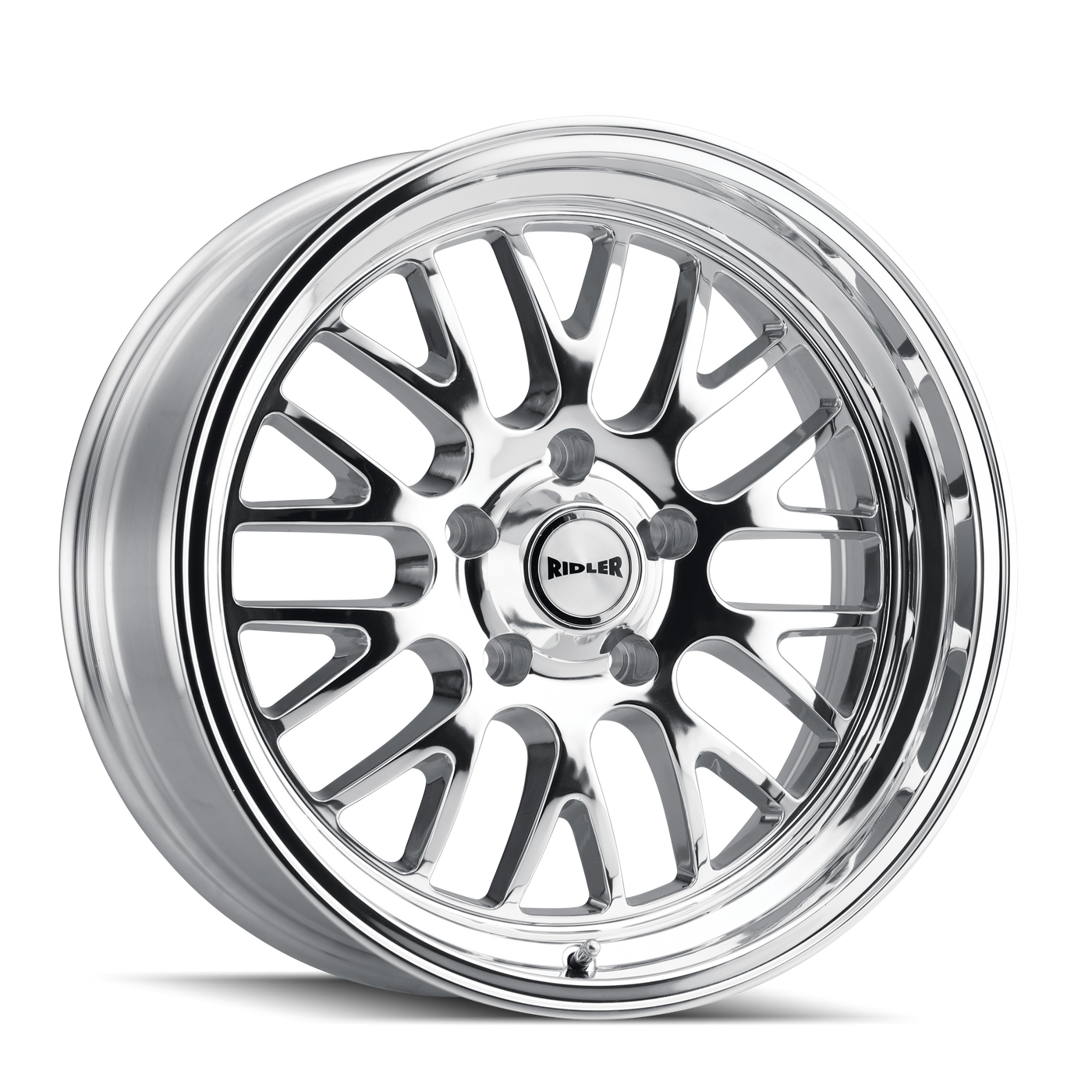 Ridler 607 Polished 20x8.5, 5x4.75 (5x120.65) Bolt Pattern, 4.75" Backspace, 0MM Offset, 607-2861P