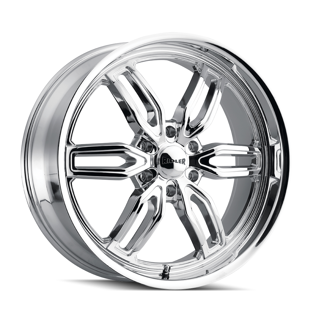 Ridler 609 Chrome 20x9, 6x5.5 (6x139.7) Bolt Pattern, 6.18" Backspace, +30MM Offset, 609-2983C30