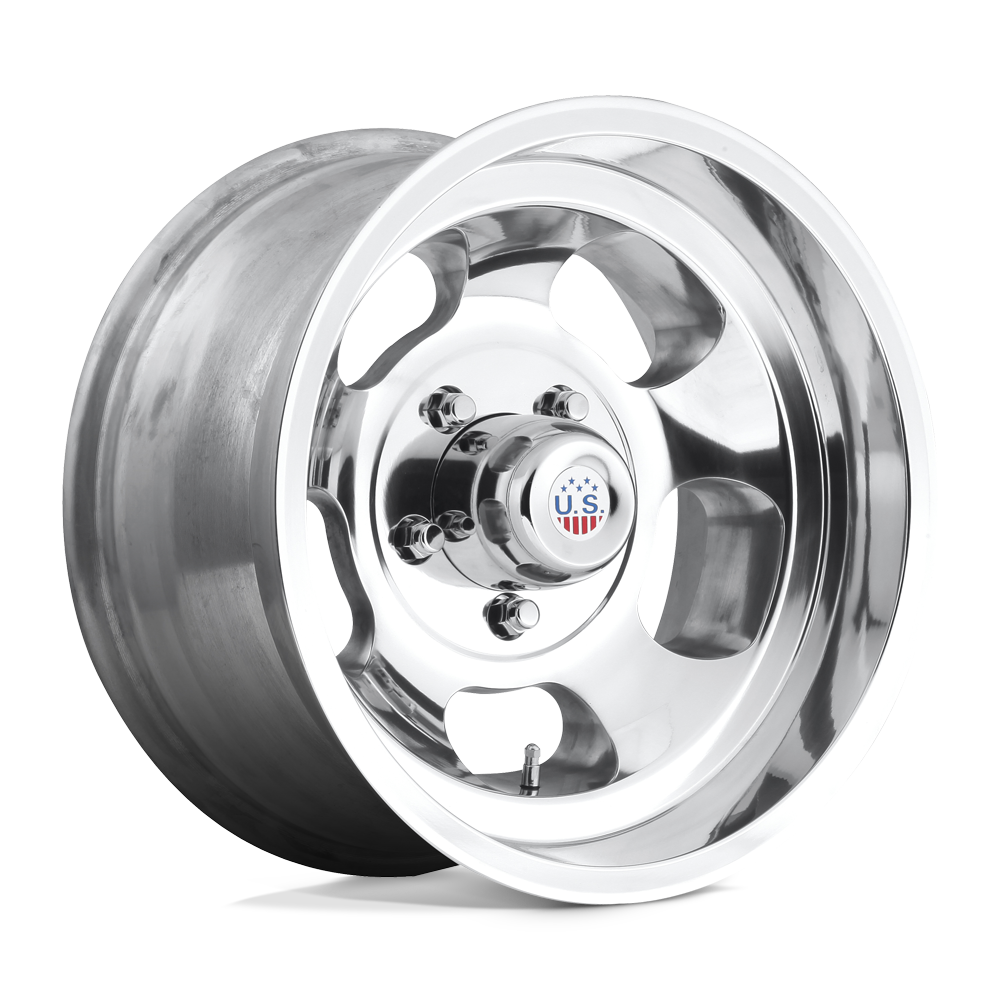 U101 Indy High Luster Polished 15x7, 5/4.0 Bolt Pattern, 3.8" Backspace, -5MM Offset, U10115705437