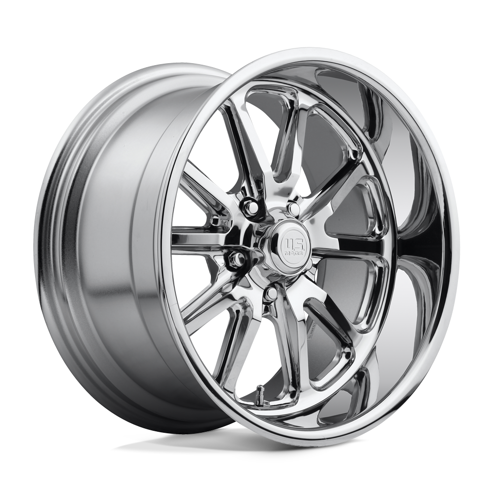 U110 Rambler Chrome Plated 17x8, 5/5 (5/127) Bolt Pattern, 4.54" Backspace, +1MM Offset, U11017807345