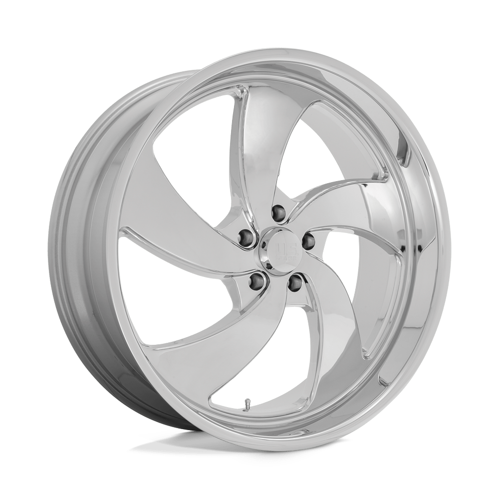 U132 Desparado (Right Directional) Chrome 22x10.5, 5/4.75 (5/120.65) Bolt Pattern, 5.79" Backspace, +1MM Offset, U132220561+01R