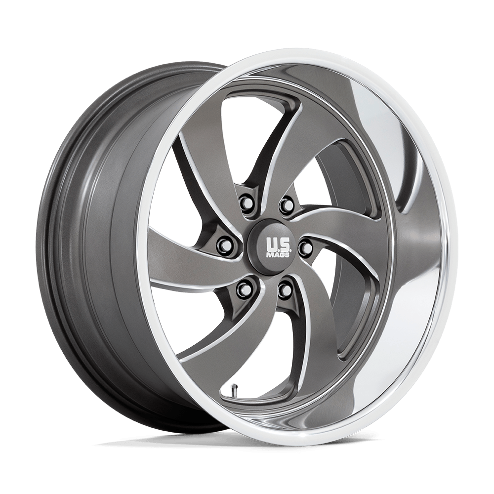 U133 Desparado (Right Directional) Anthracite Milled Diamond Cut Milled 20x9.5, 6/5.5 (6/139.7) Bolt Pattern, 5.29" Backspace, +1MM Offset, U1332095D8+01R