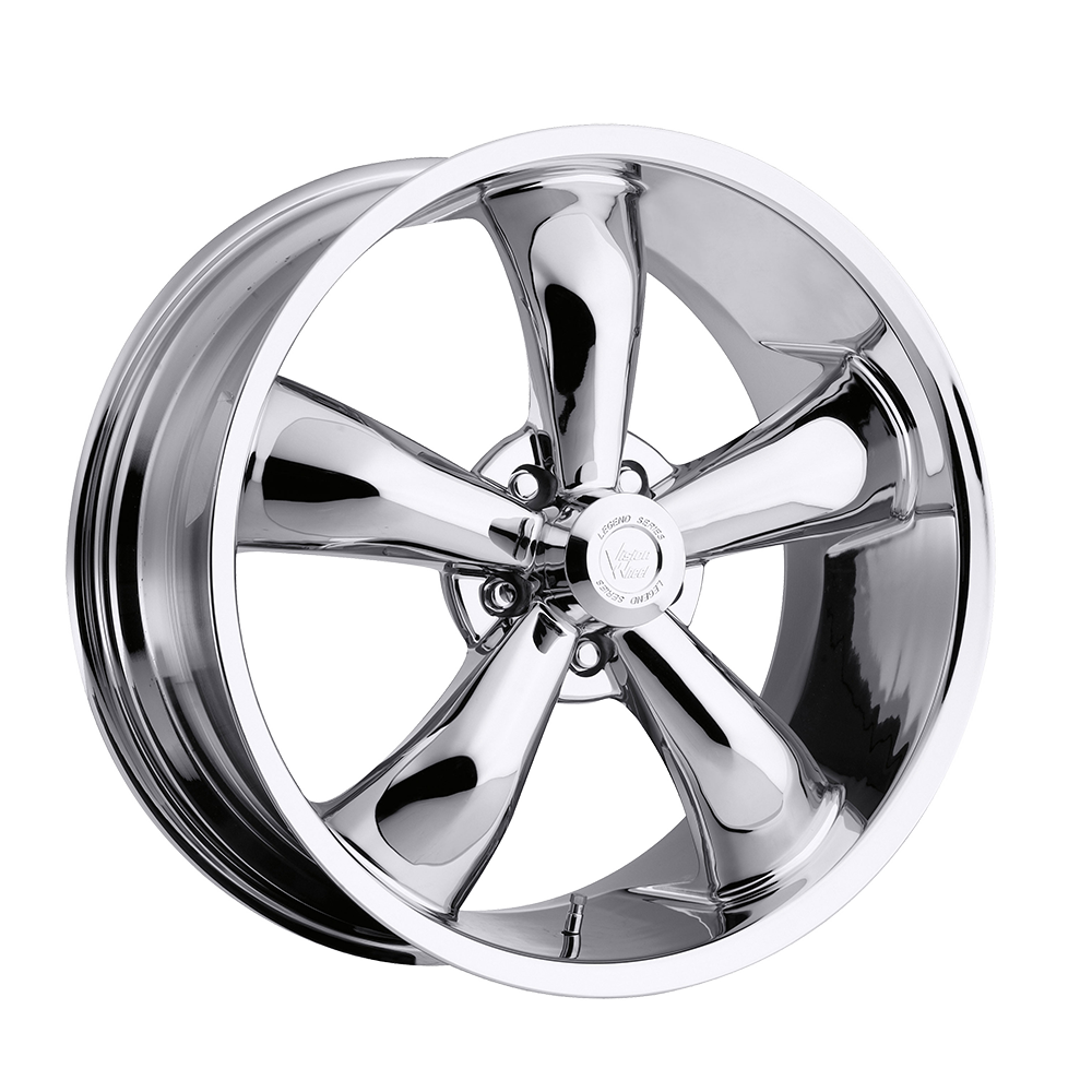 142 Legend 5 Chrome 18X8.5, 5x4.75 (5x120.65) Bolt Pattern, 4.5 Backspace, -6MM Offset, 142-8861C-6