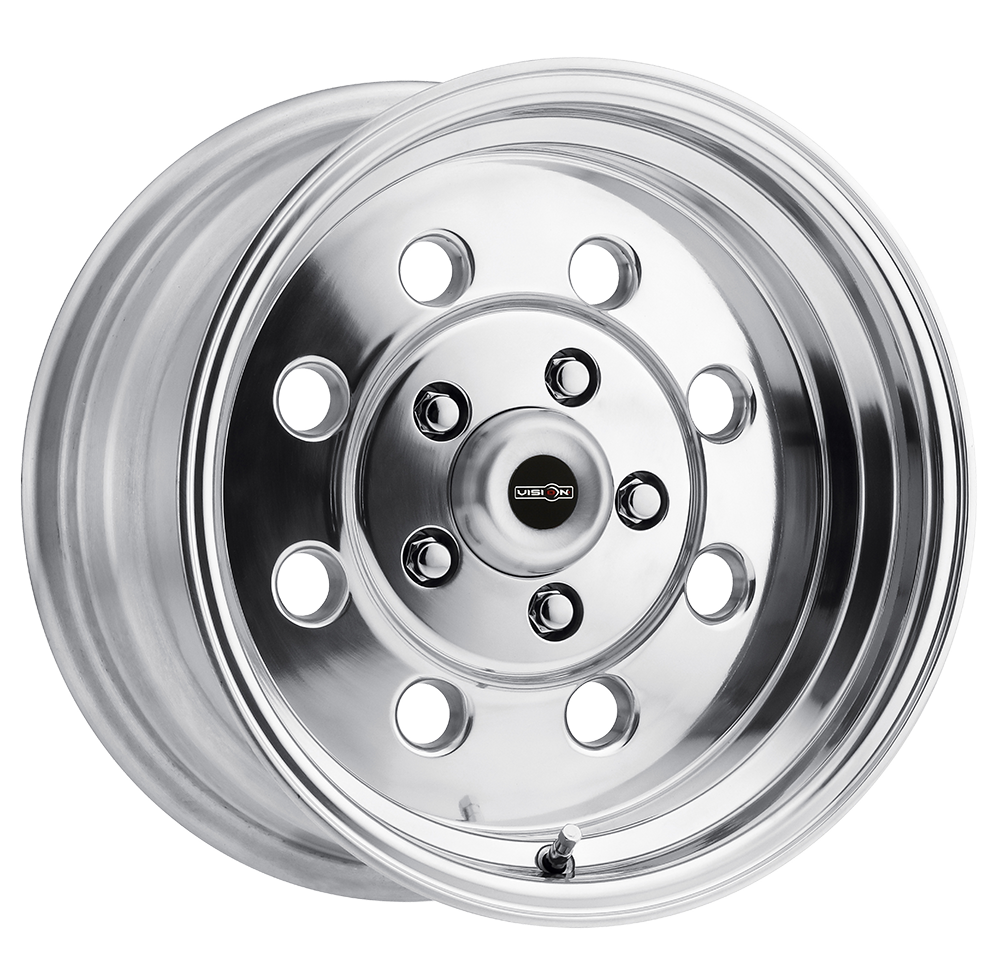 531 Sport Lite Polished 15X10, 5x4.5 (5x114.3) Bolt Pattern, 6.50 Backspace, 25MM Offset, 531-5165P25