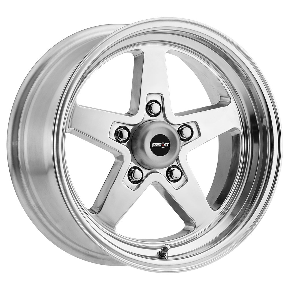 571 Sport Star II Polished 15X8, 5x4.5 (5x114.3) Bolt Pattern, 5.50 Backspace, 27MM Offset, 571-5865P27